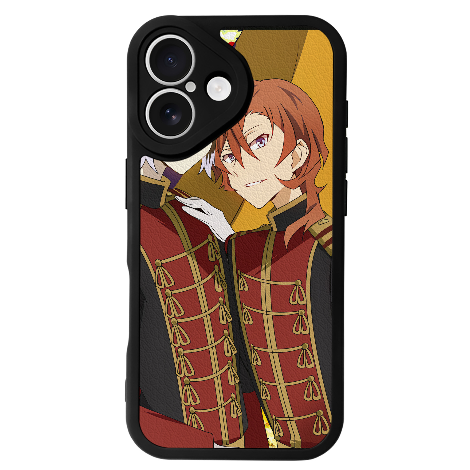 （画像用） 文豪ストレイドッグス Bungo Stray Dogs 【iPhone 16シリーズ対応】シリコンスマホケース（レザー調） 材質：シリコン